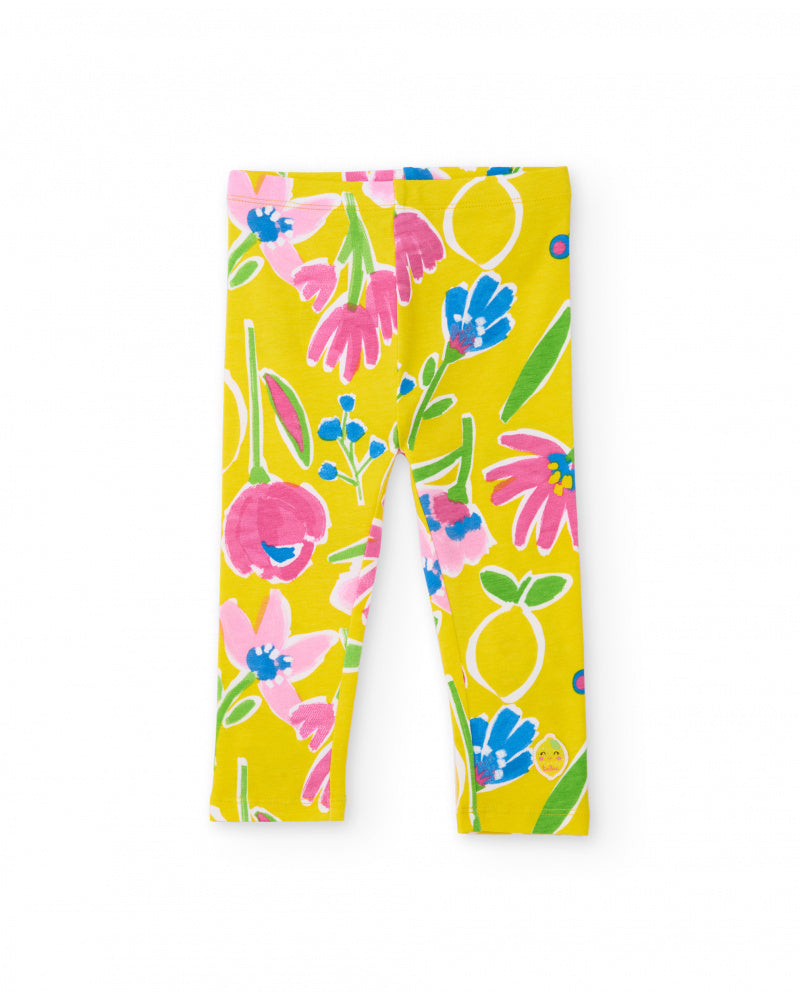 Tuc Tuc Girls Lemon Pattern Leggings