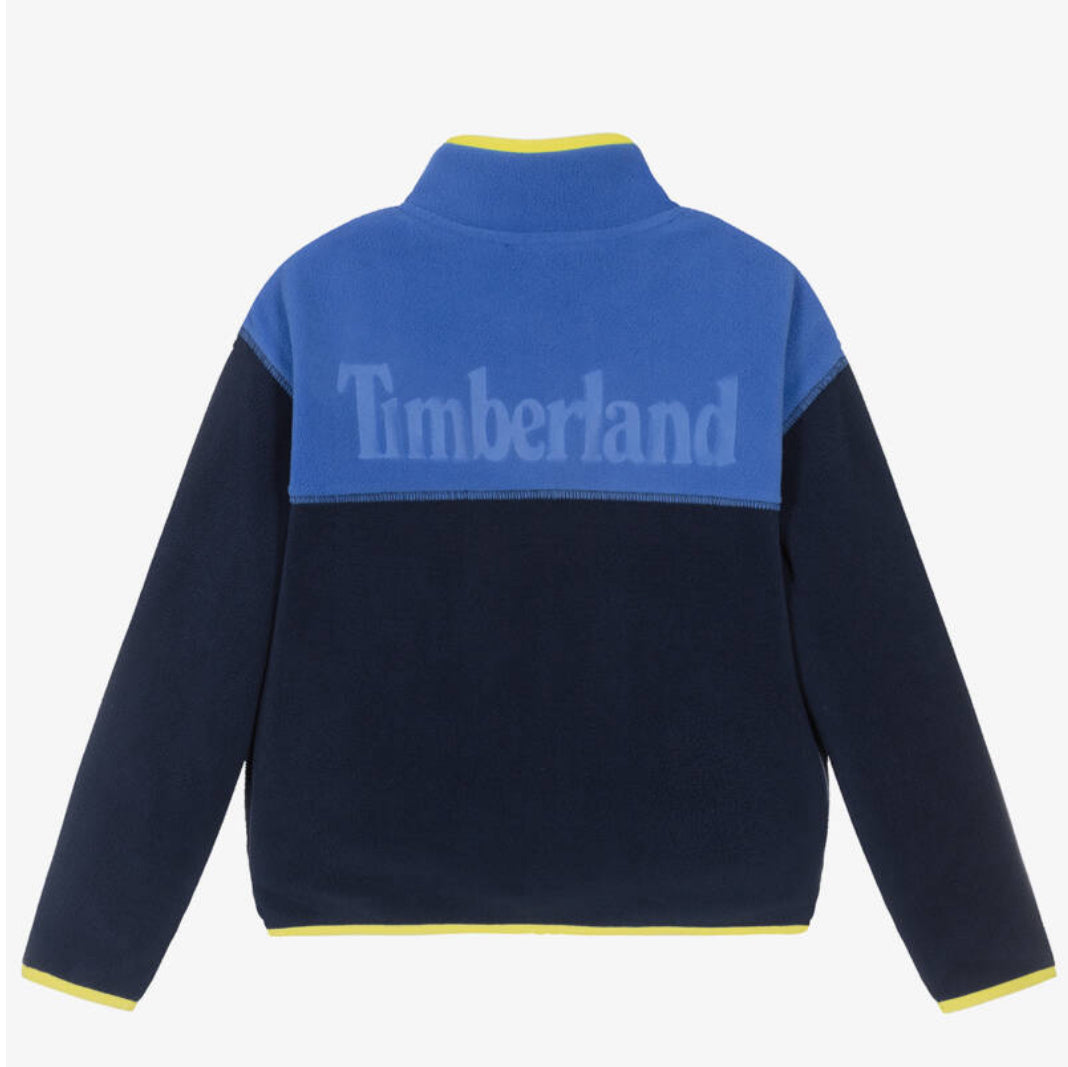 Timberland Boys Blue Polar Zip Up Fleece.