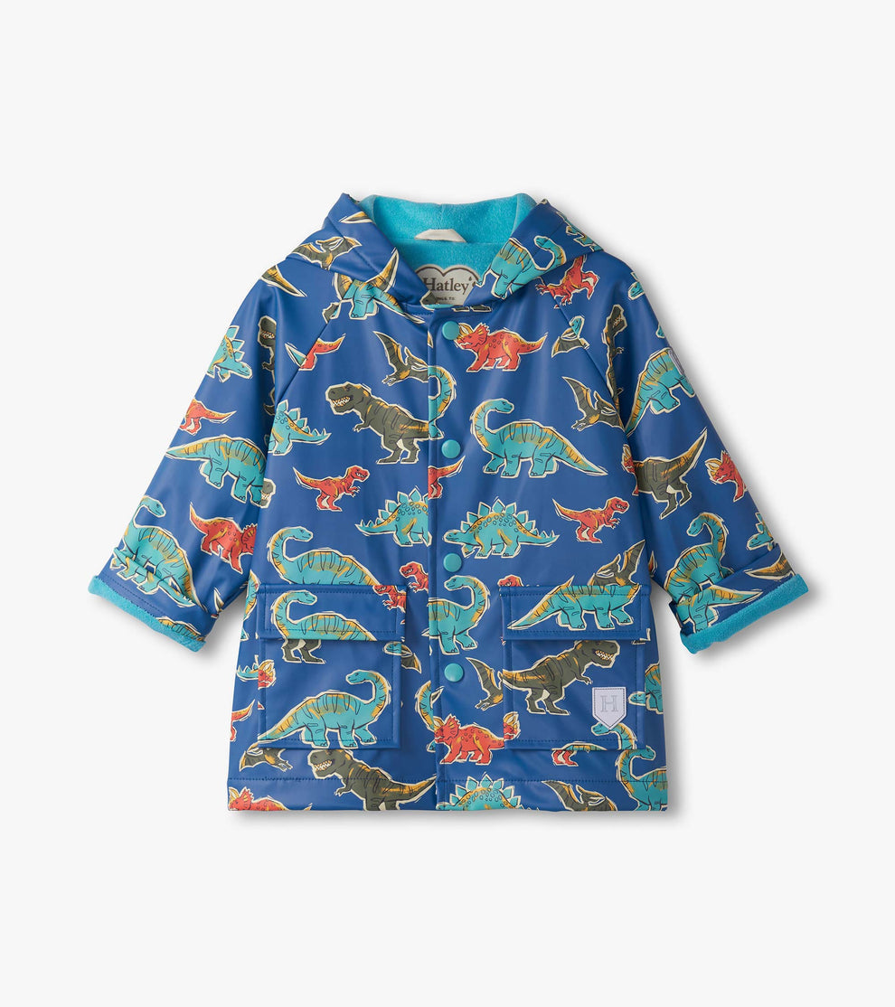 Hatley Younger Boys Dino Raincoat