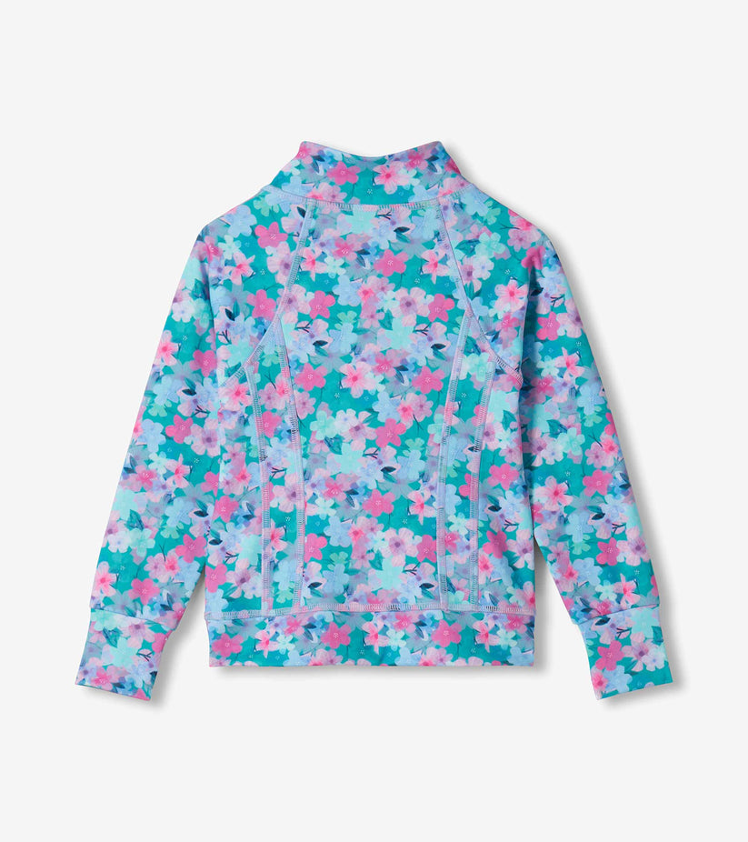 Hatley Girls Enchanted Floral Activewear Jacket