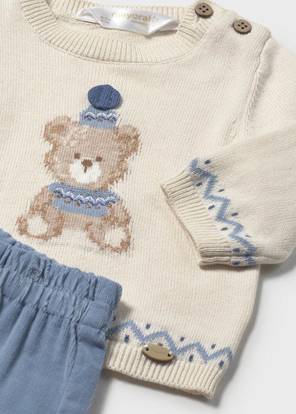 Mayoral Baby Boys Bear Outfit