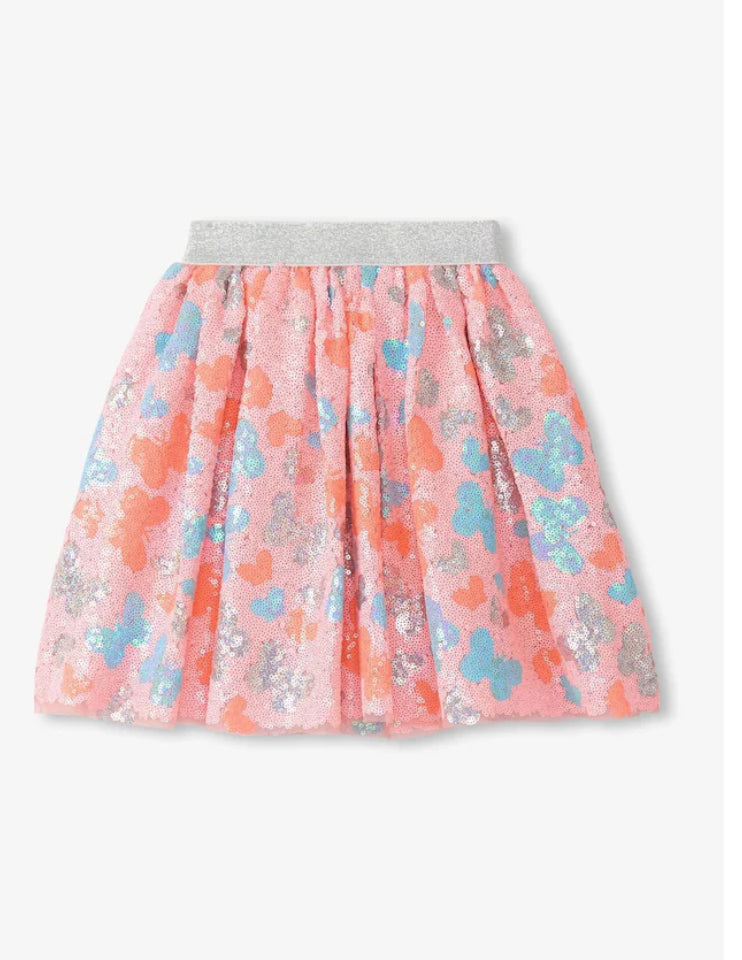 Hatley Girls Glitter Butterfly Sequin Skirt.