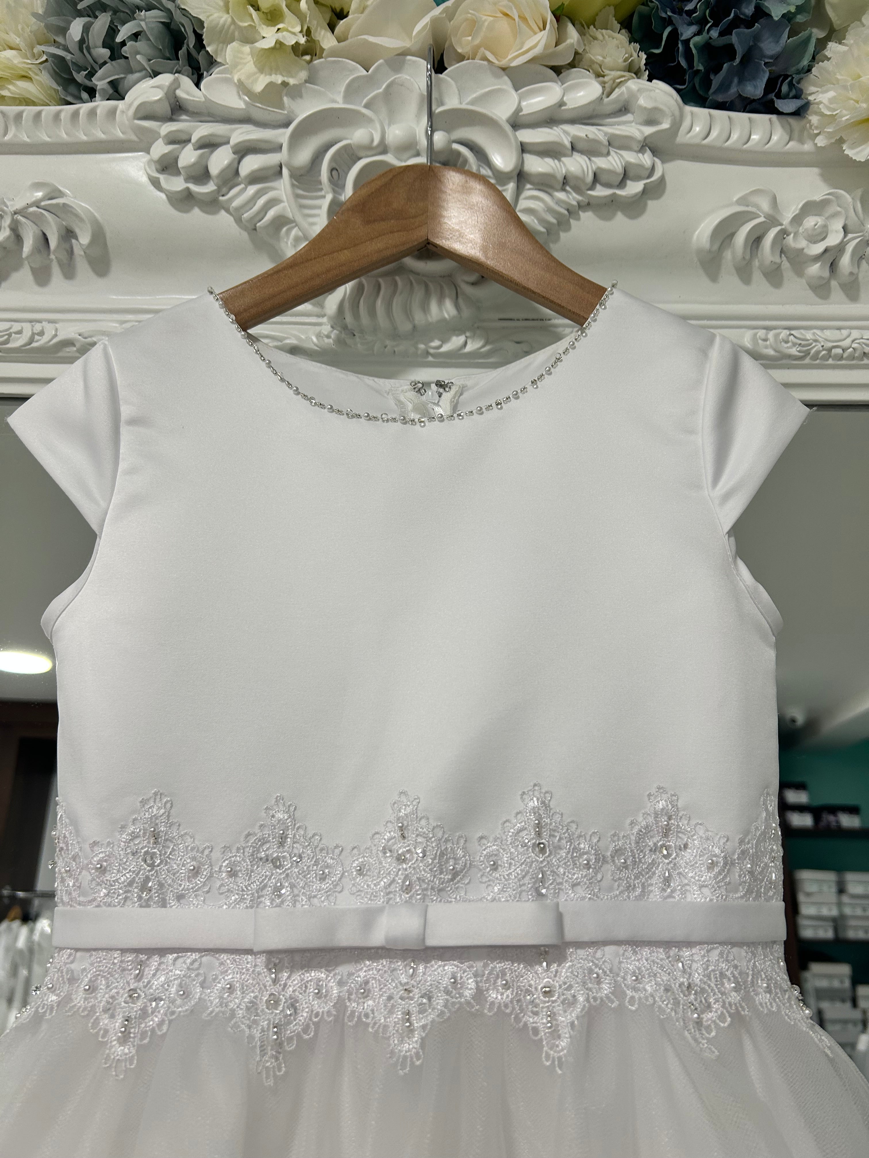 Sweetie Pie Communion Dress Age 8 Tea Length