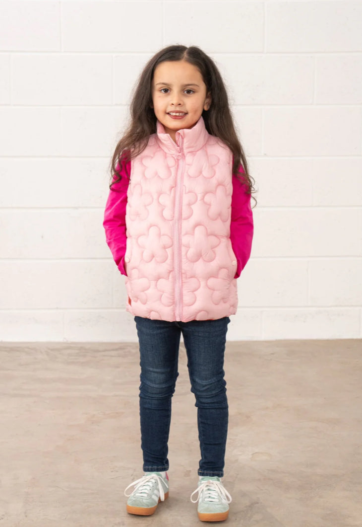 Lighthouse Amber Padded Gilet Baby Pink