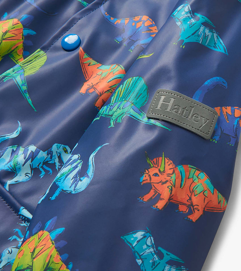 Hatley Younger Boys Dino Raincoat