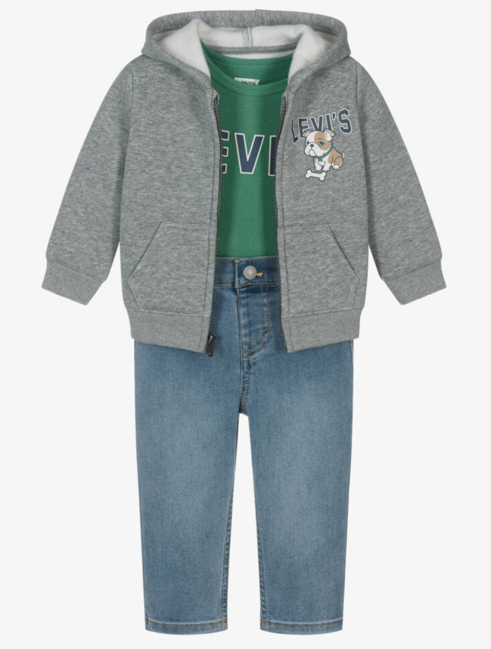 Levis Younger Boys Hoodie, Top And Jeans Outfit