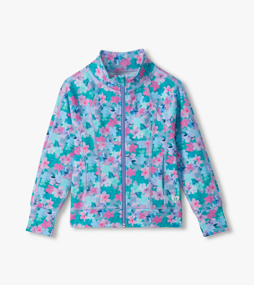 Hatley Girls Enchanted Floral Activewear Jacket