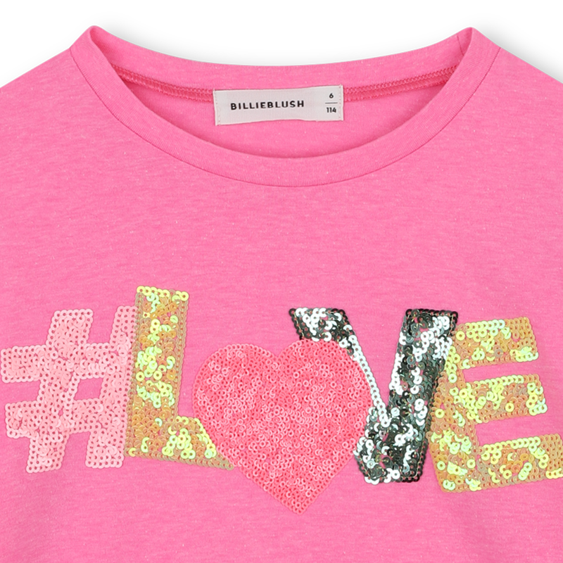 21606 Billieblush Pink Love Sequin Top .