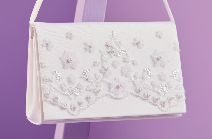Maisie White Communion Bag