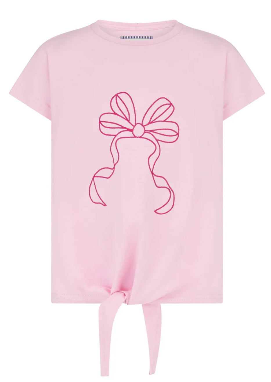 Lighthouse Causeway Tie Top Pink T-shirt