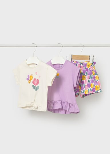 Mayoral Younger Girls 3 Piece Tulip Set
