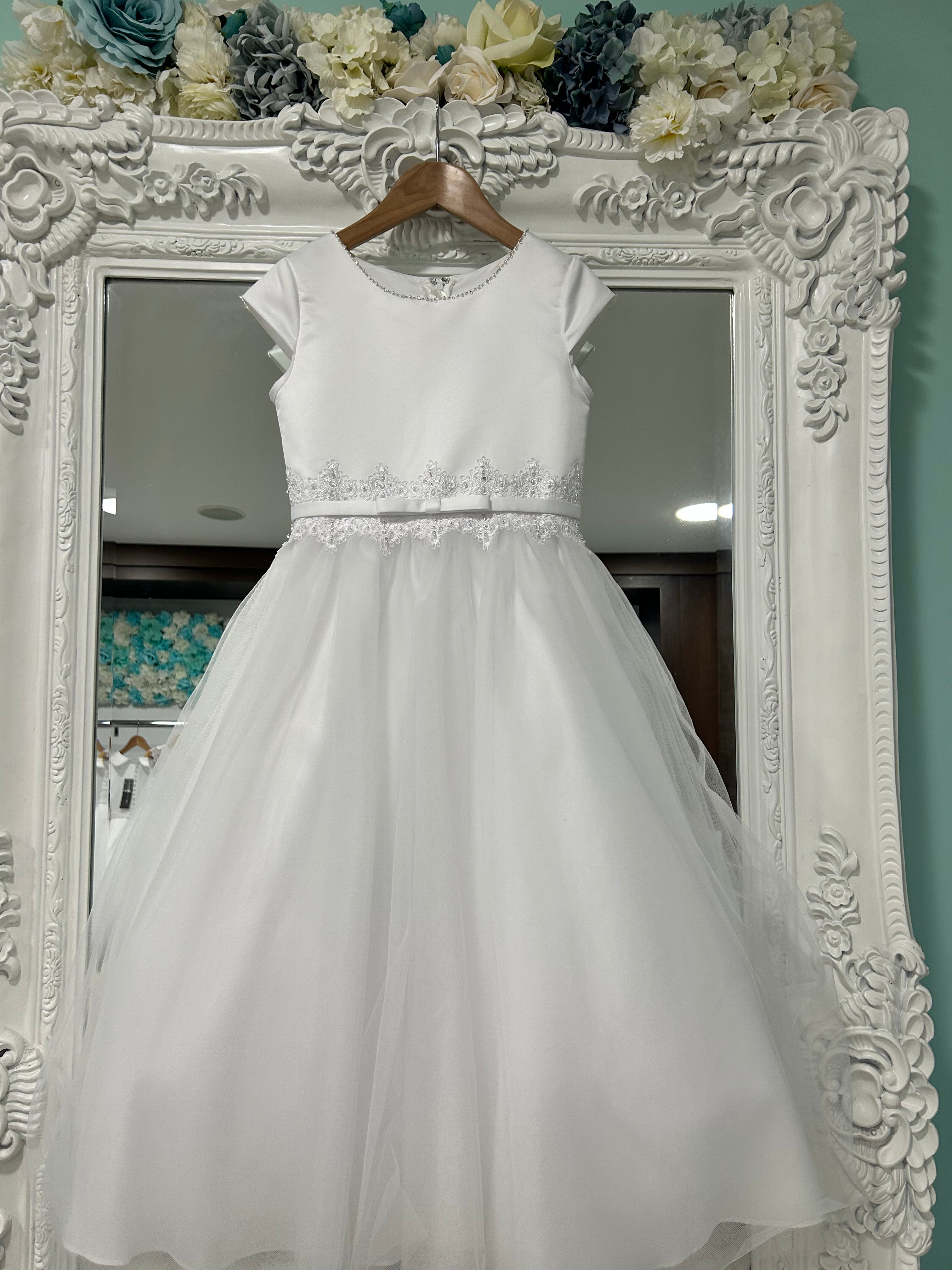 Sweetie Pie Communion Dress Age 8 Tea Length
