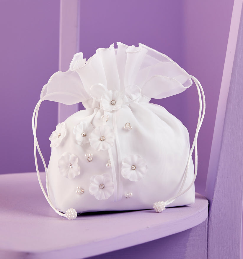 Rita White Communion Bag