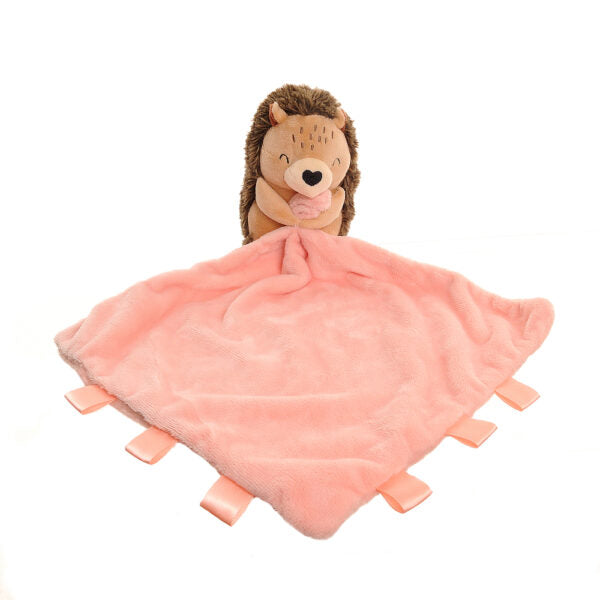 Ziggle Baby Pink Hedgehog Comforter