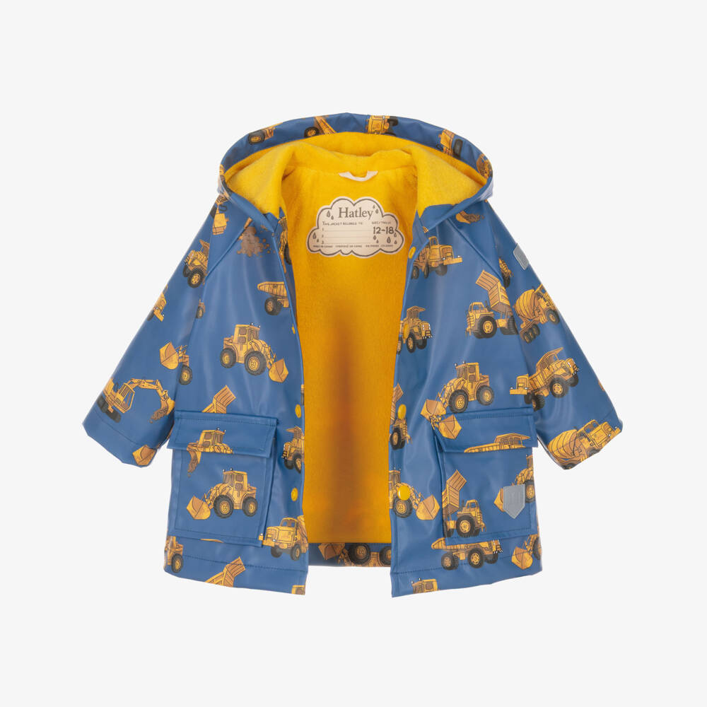 Hatley Boys Digger Construction Raincoat