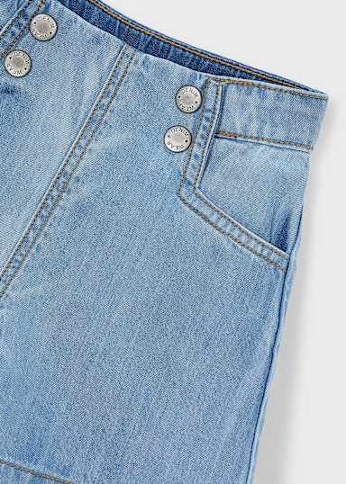 Mayoral Girls Denim High Waisted Shorts 3224