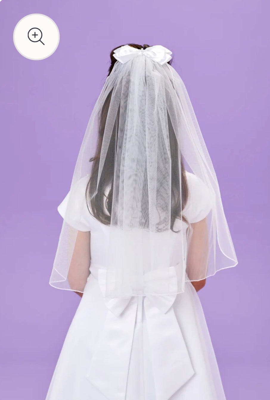 White Communion Veil- Fallon