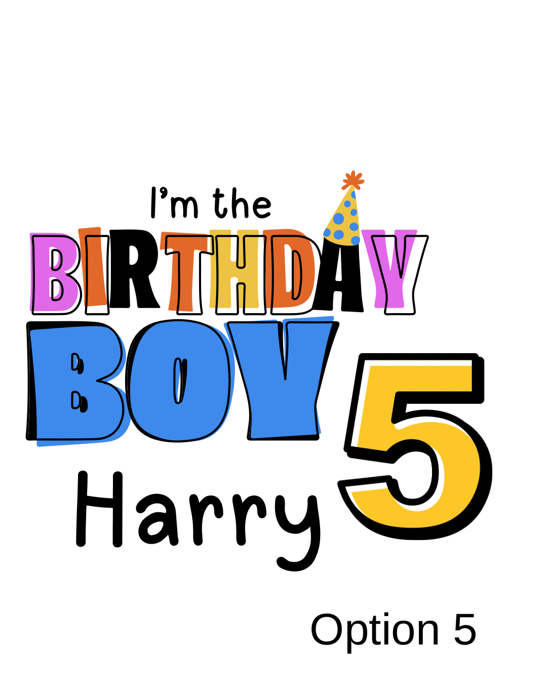 Birthday Pyjamas-Chose your design!