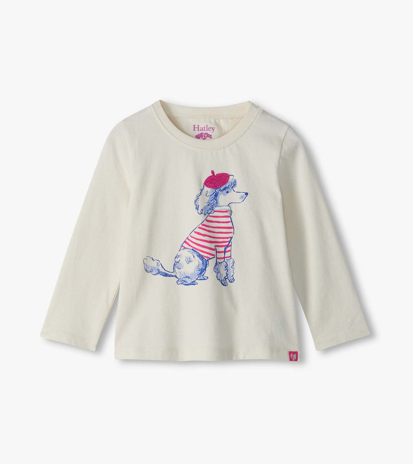 Hatley Younger Girls Posh Poodle Top