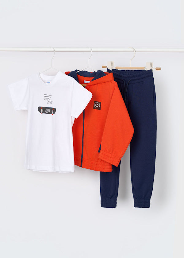 Mayoral Boys Red 3 Piece Tracksuit