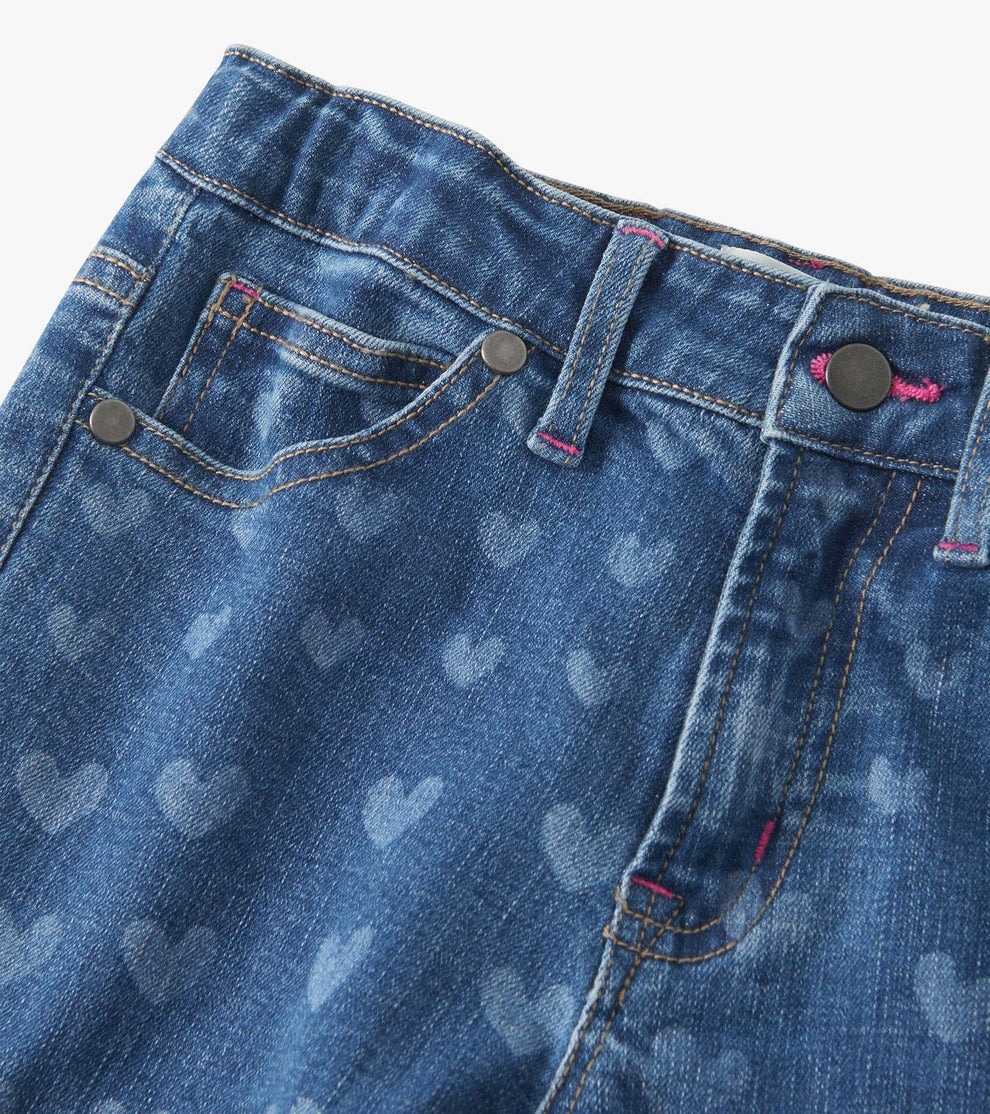 Hatley Girls Heart Flare Jeans