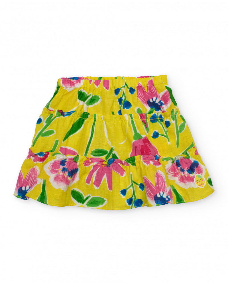 Tuc Tuc Girls Lemon Pattern Skirt