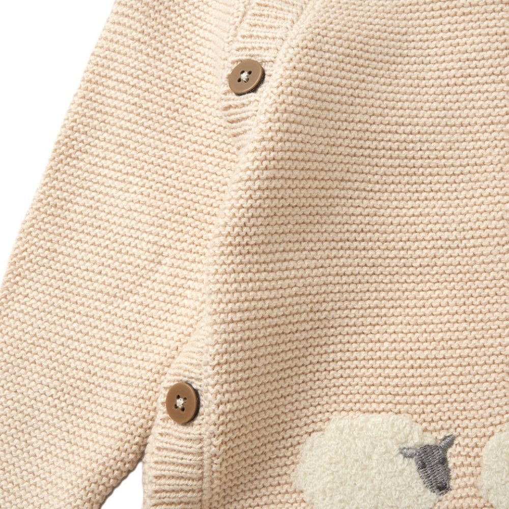 Baby Boys Beige Sheep Outfit