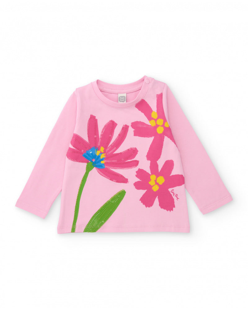 Tuc Tuc Girls Pink Floral Top