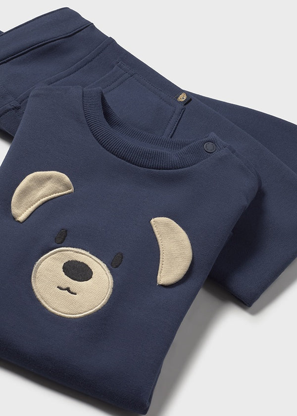 Mayoral Baby Bear Navy Tracksuit