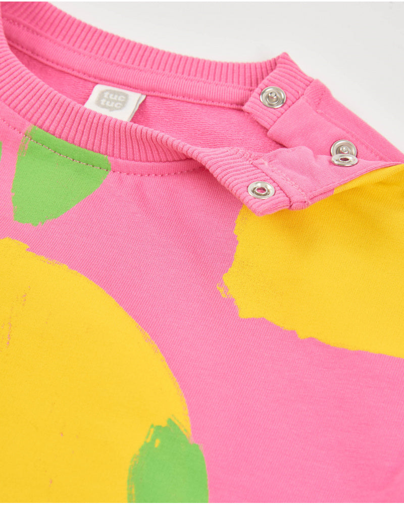 Tuc Tuc Girls Pink Lemon Sweater