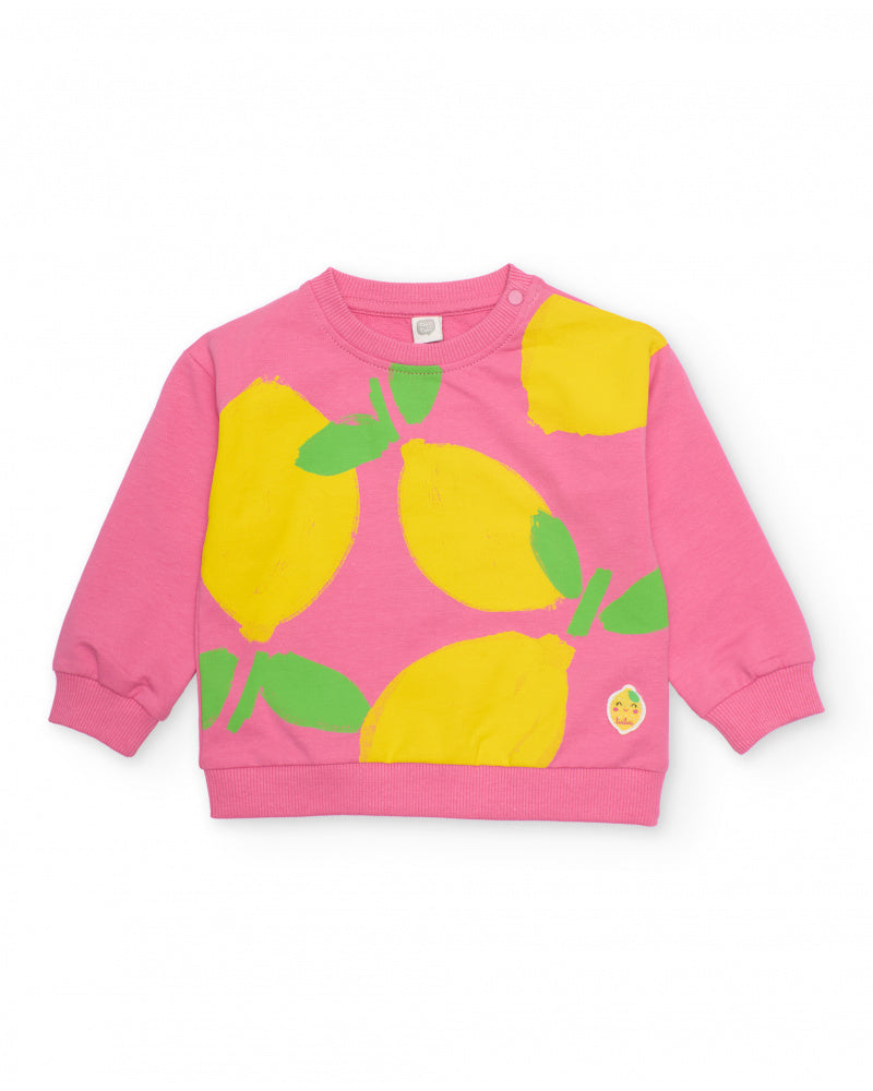 Tuc Tuc Girls Pink Lemon Sweater