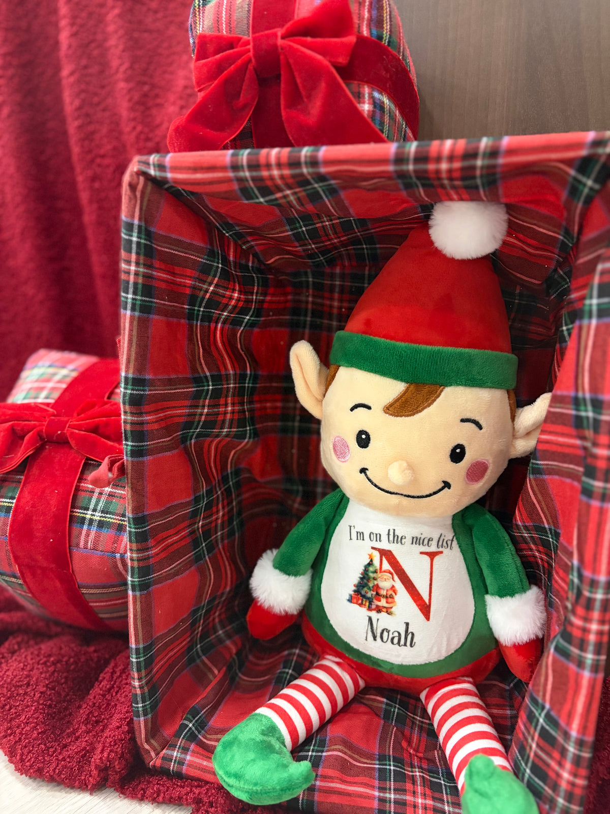 Personalised Elf Soft Toy