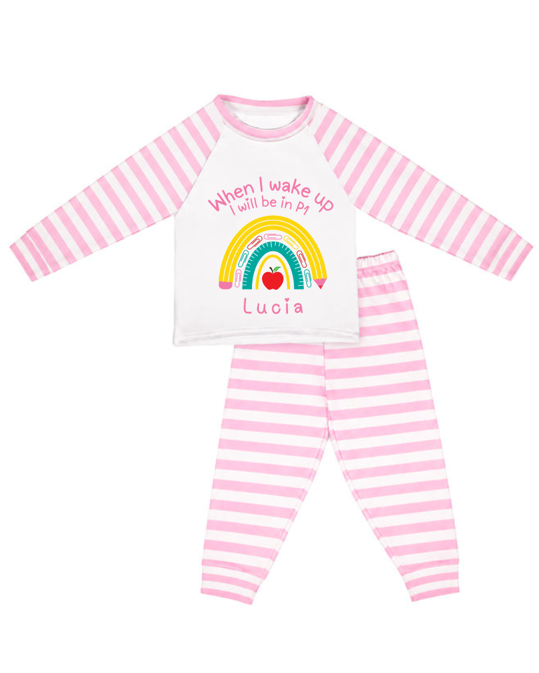 Back to School PJ’s-Choose Pink or Blue!