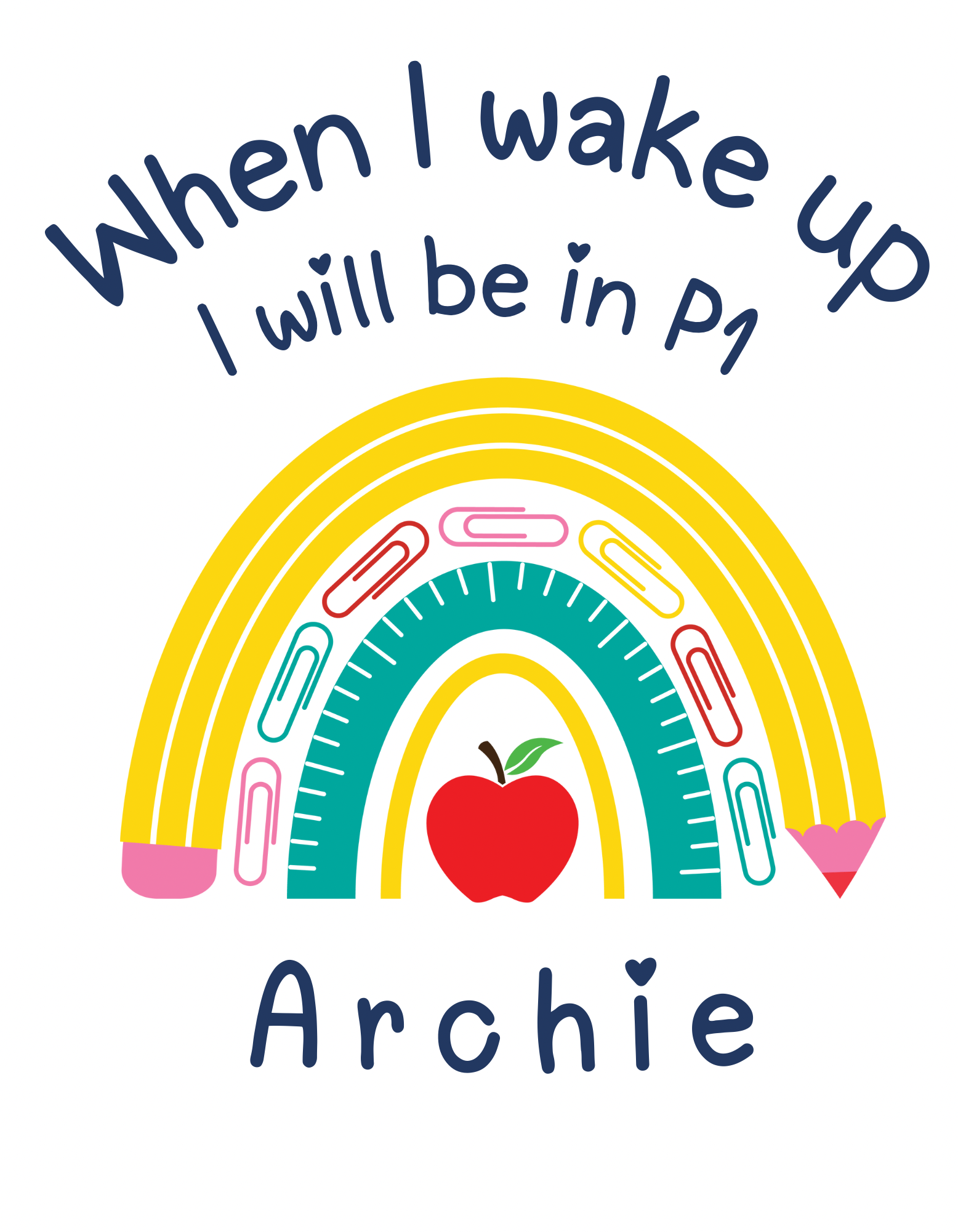 Back to School PJ’s-Choose Pink or Blue!