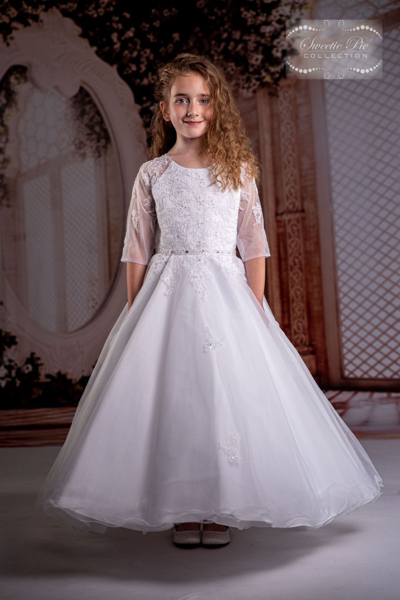 Sweetie Pie 4080 Communion Dress Age 8 Tea Length