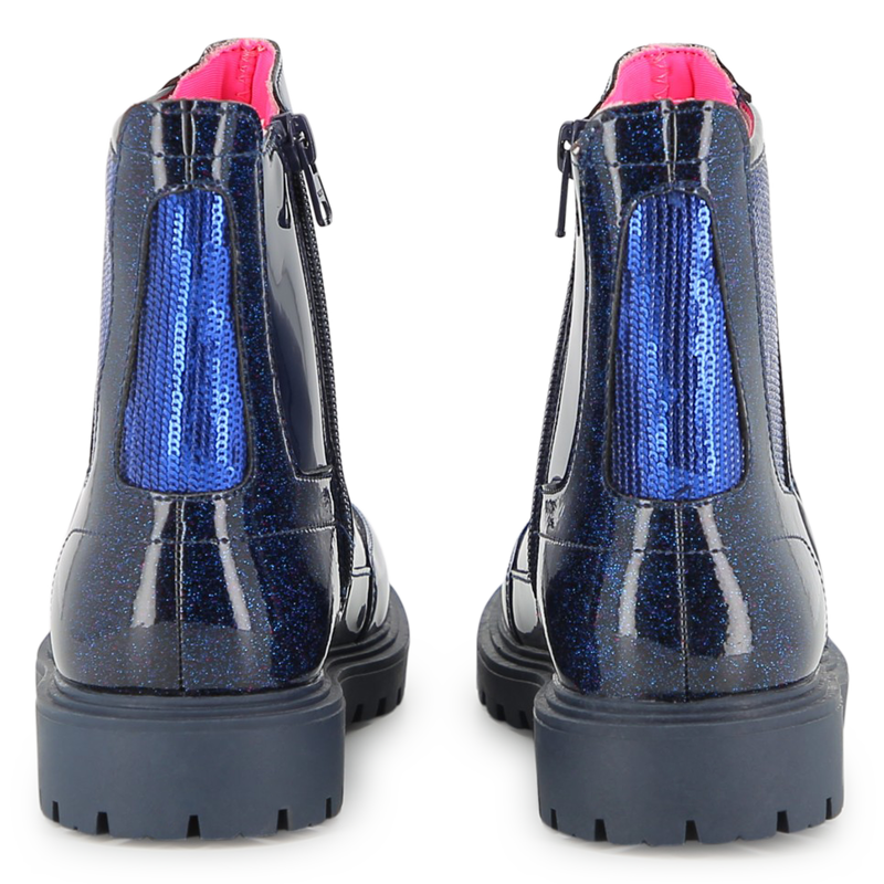Billieblush Girls Navy Sparkle Boots