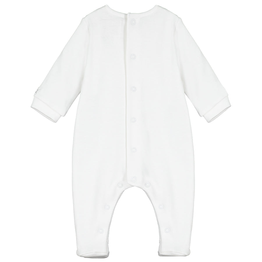 Emile et Rose White Unisex Mallory Babygrow