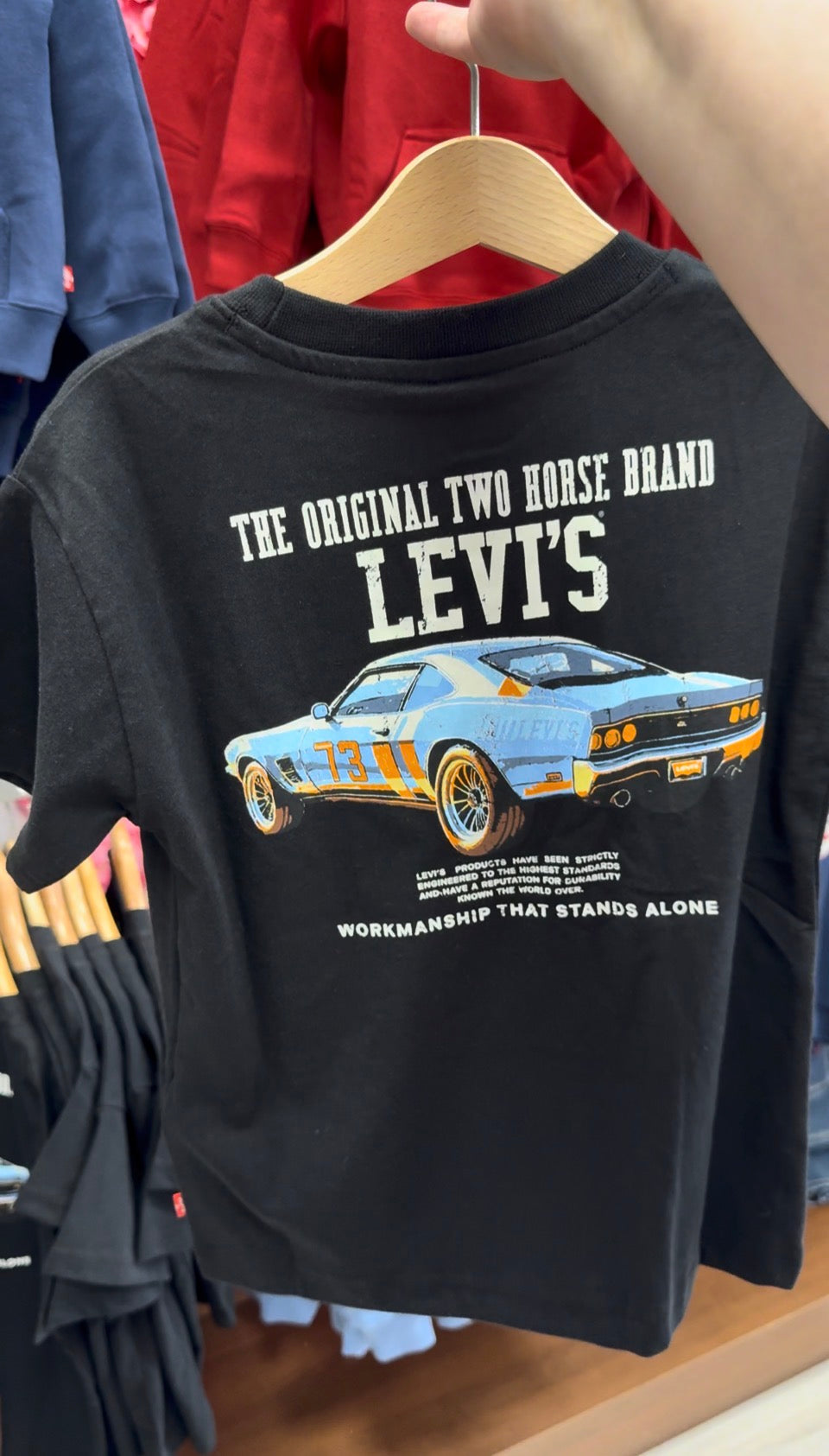 Levi’s Boys Black Logo TShirt