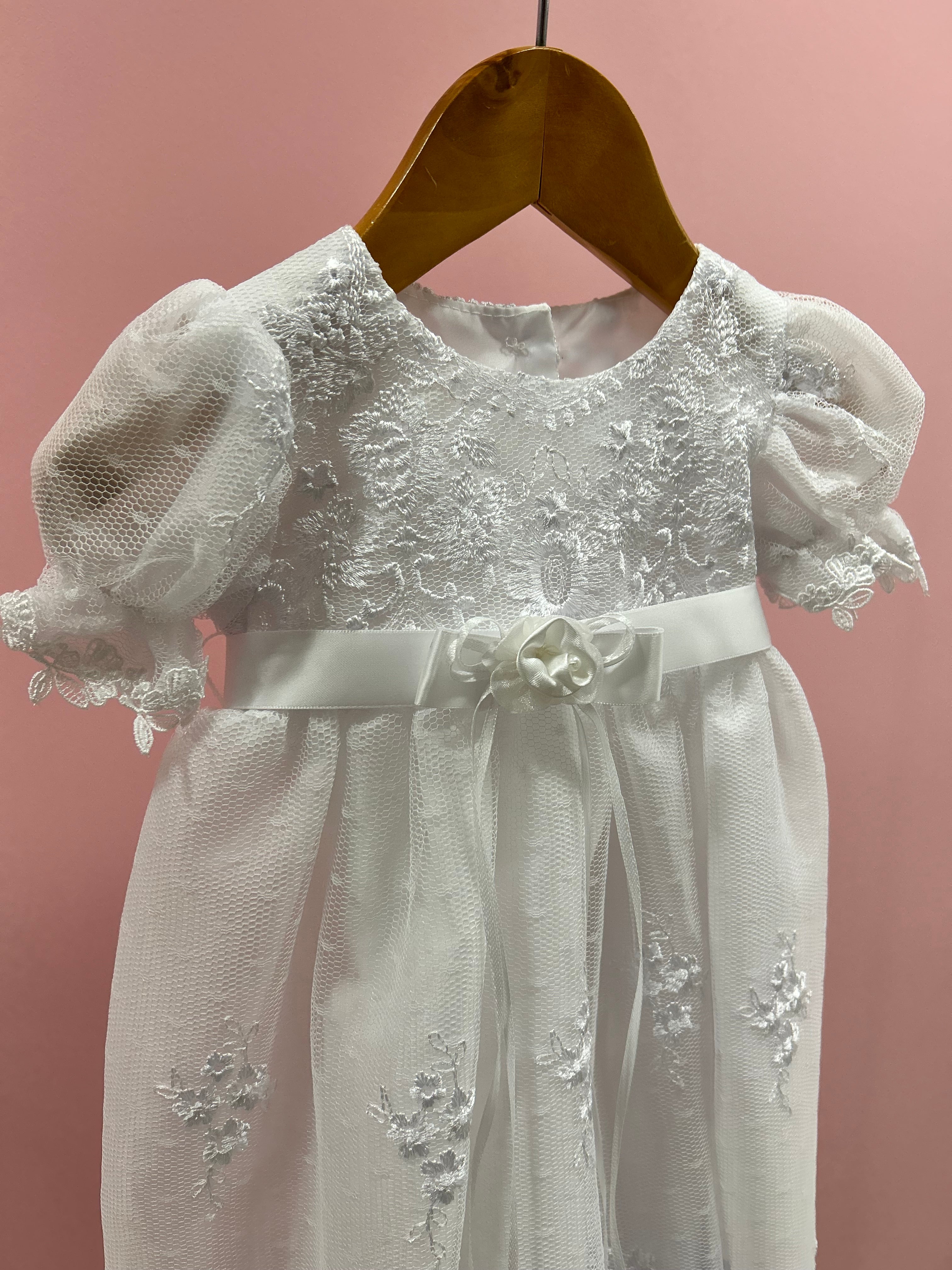 Baby girl Madison Christening Gown