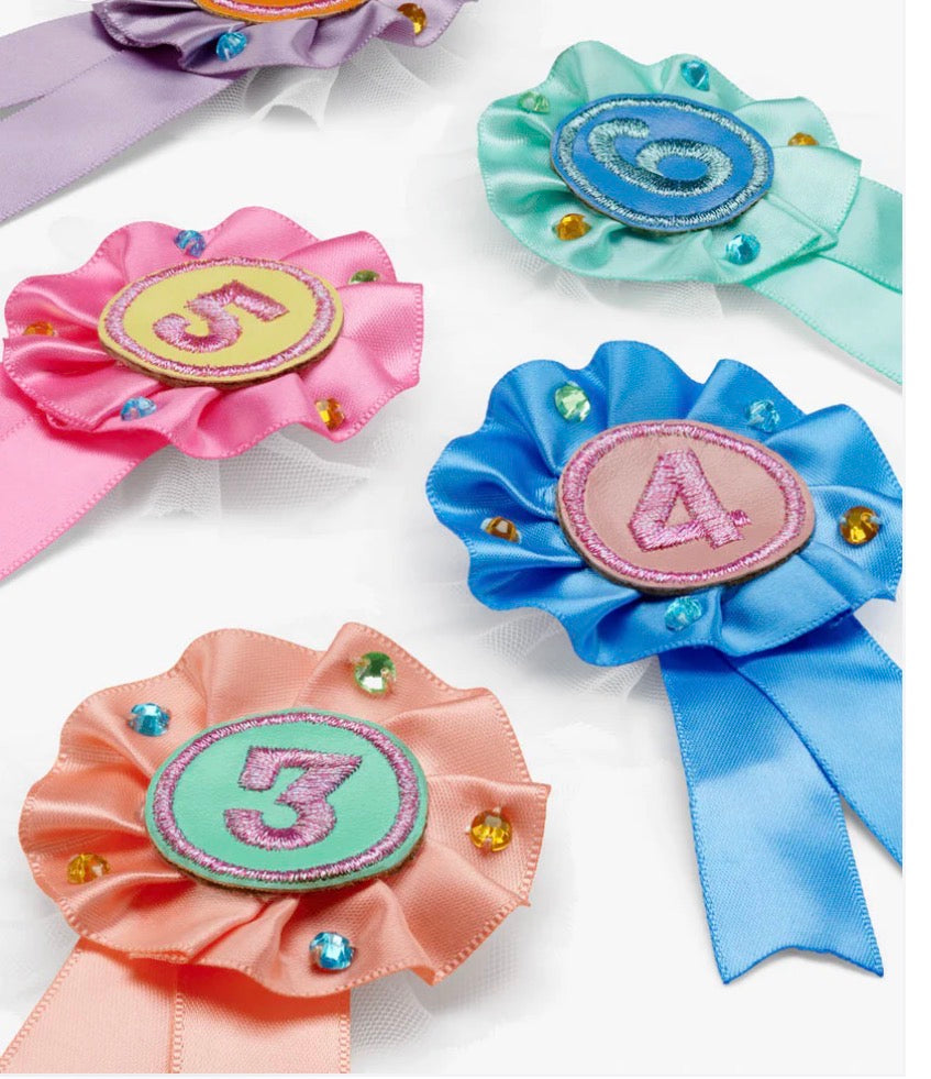 Stych Accessories Number 4 Birthday Gem Rosette