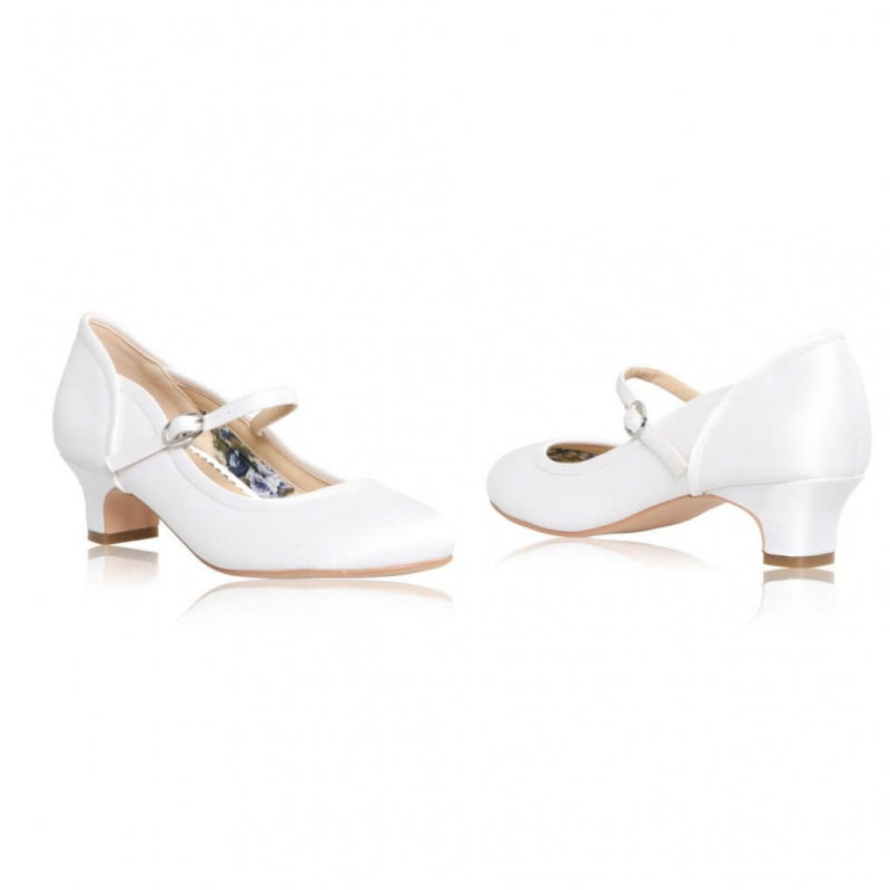 Lara Communion Shoe White