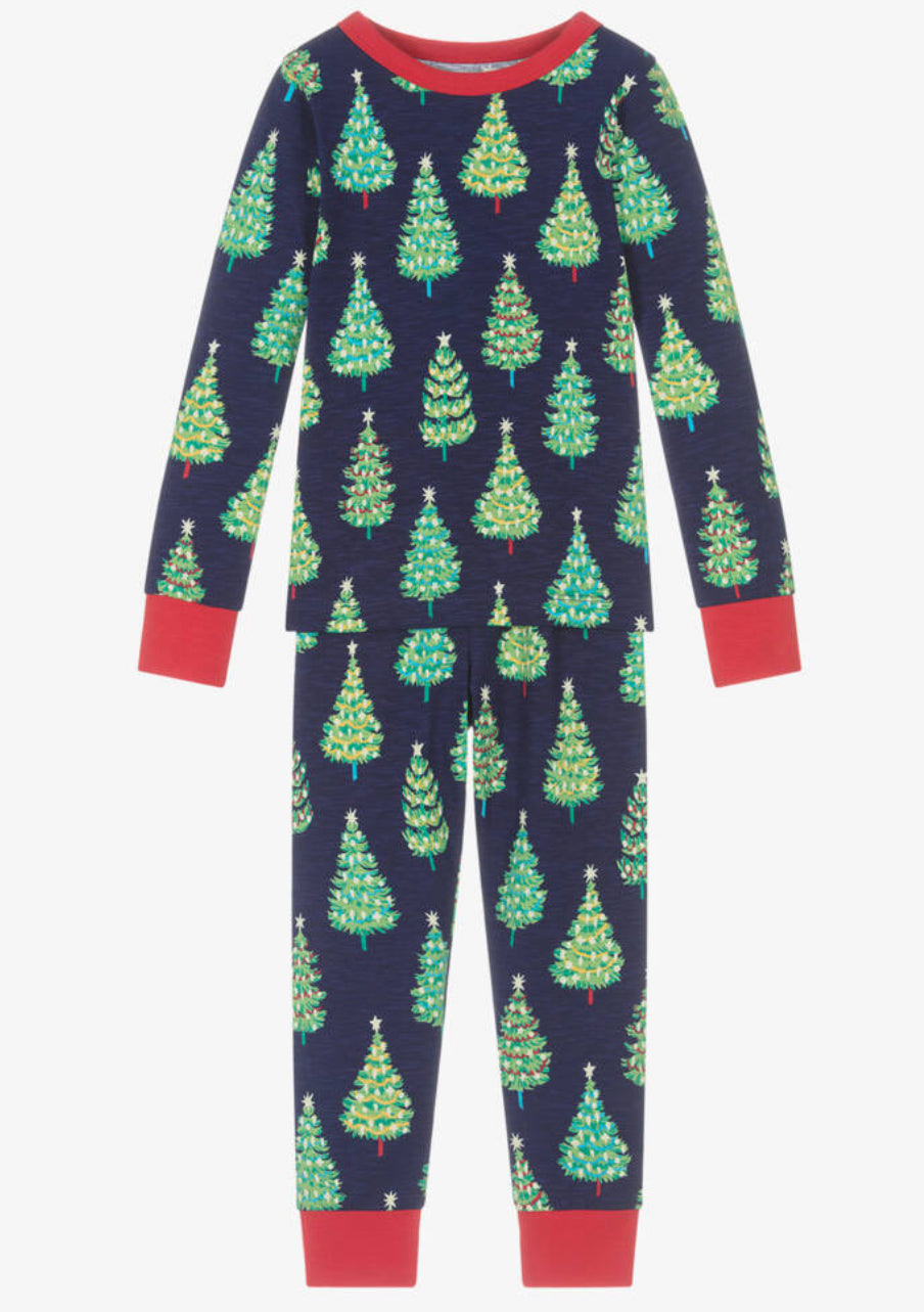 Hatley Boys Glow In The Dark Christmas Tree Pyjamas.