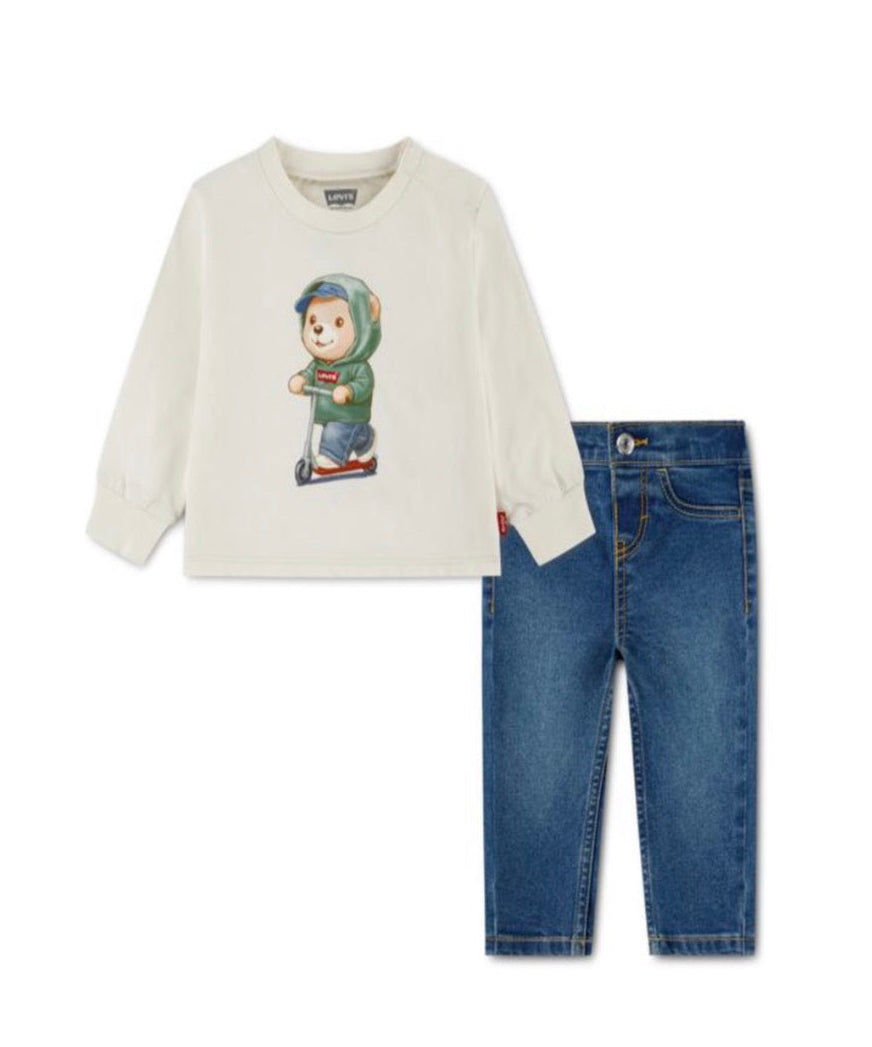 Levi’s Younger Boys Jeans and Top Set