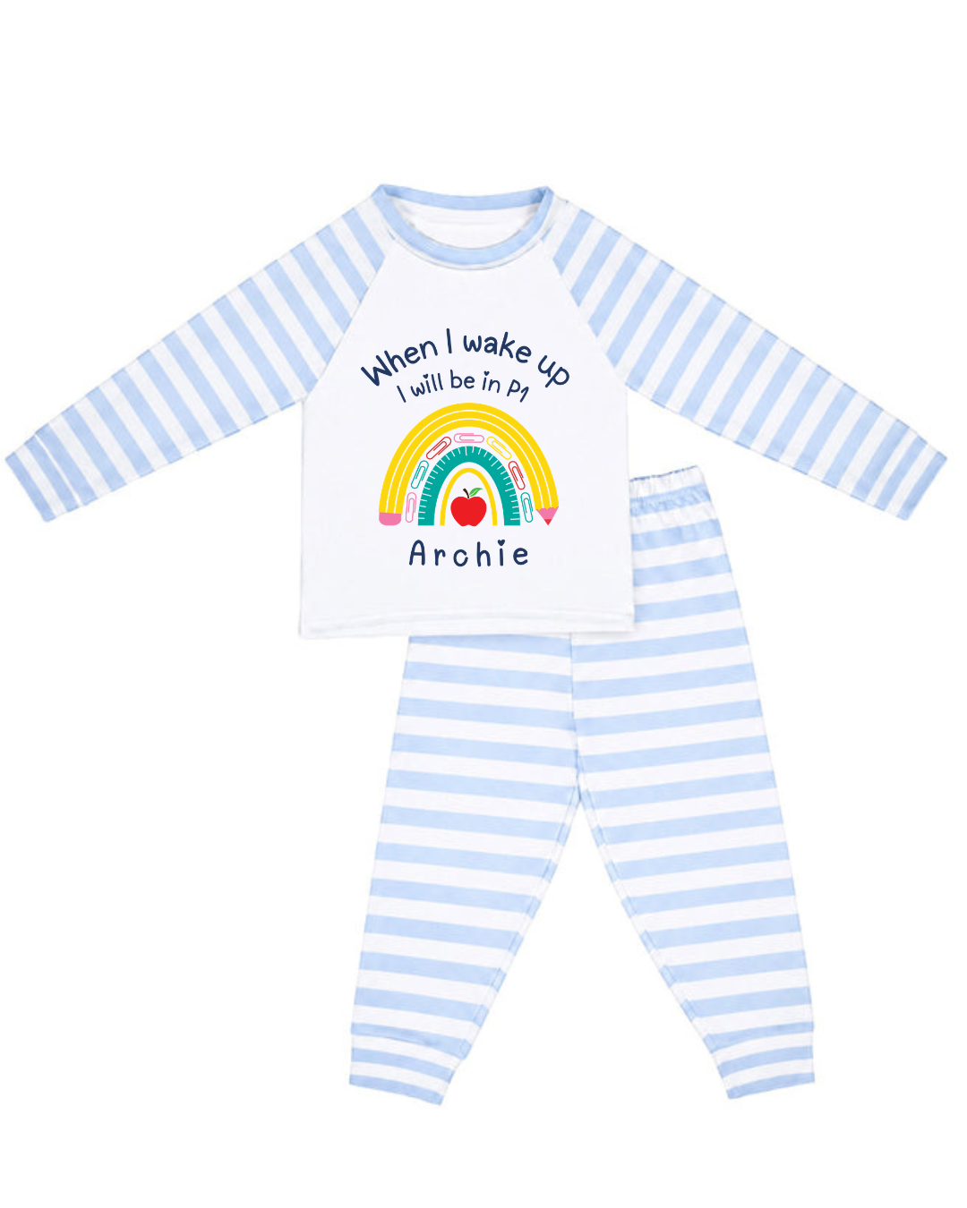 Back to School PJ’s-Choose Pink or Blue!