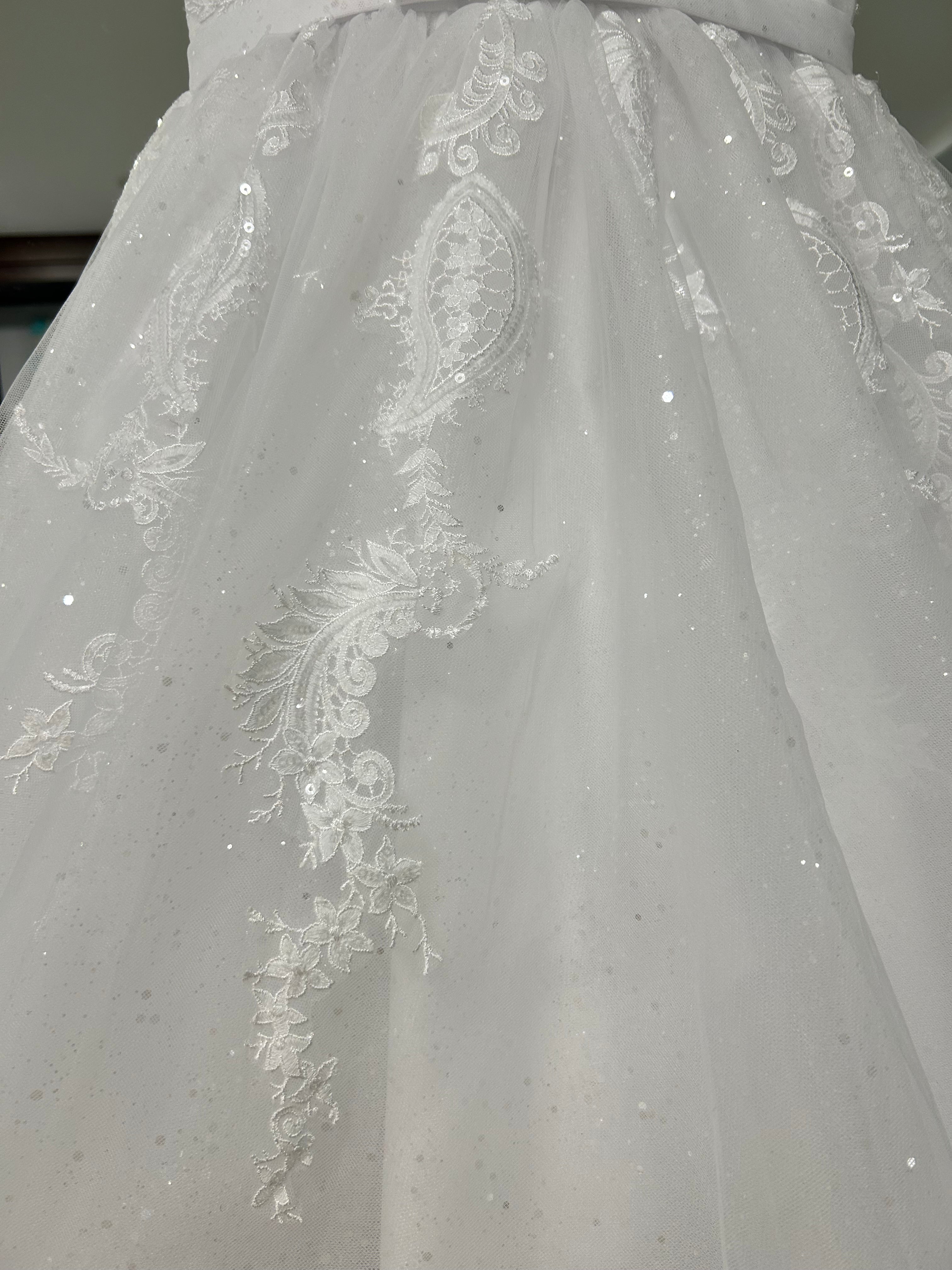 Sweetie Pie Communion Dress Size 7.5 Tea Length
