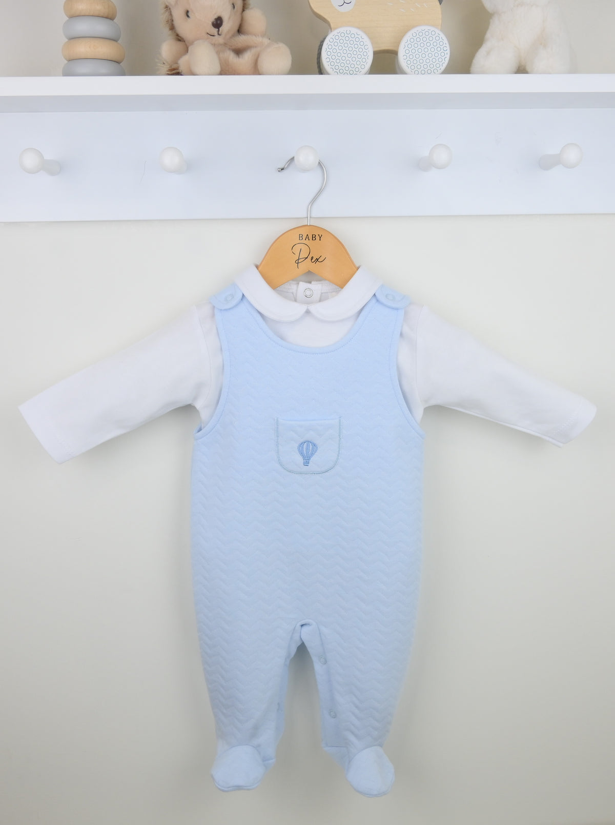 Pascal Baby Boy Blue Dungaree
