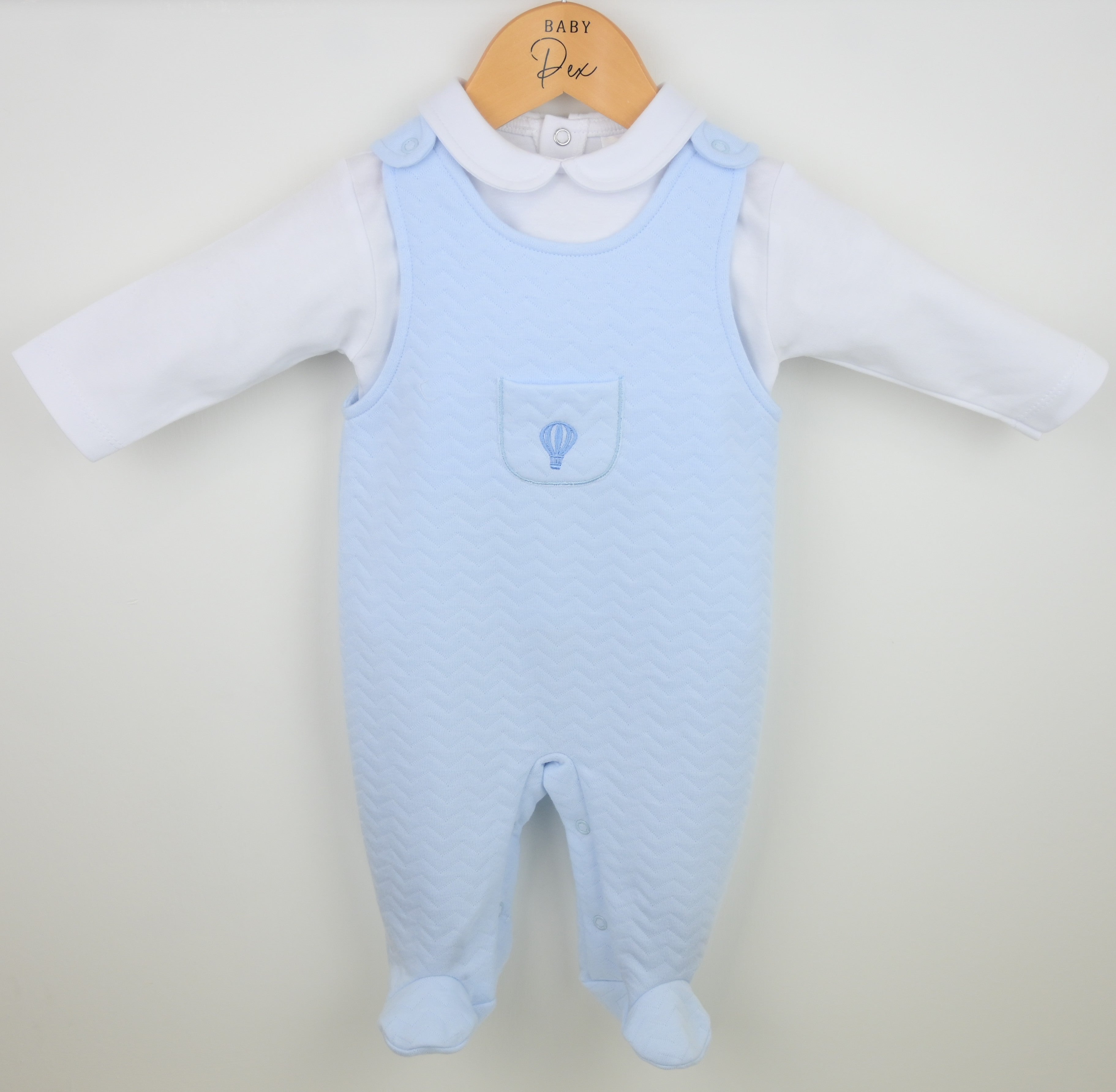 Pascal Baby Boy Blue Dungaree