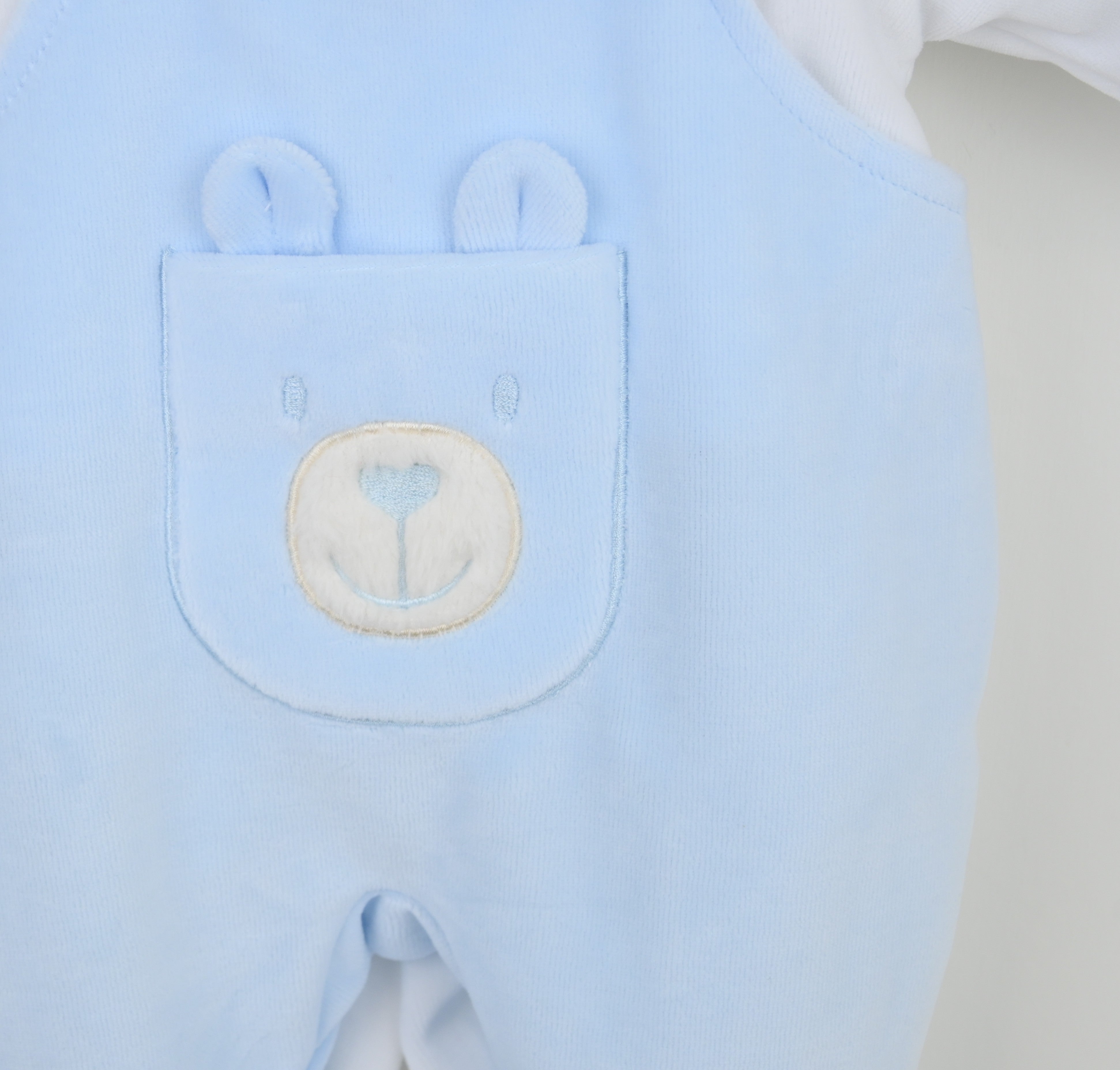 Baby Bear Sleepsuit in Blue