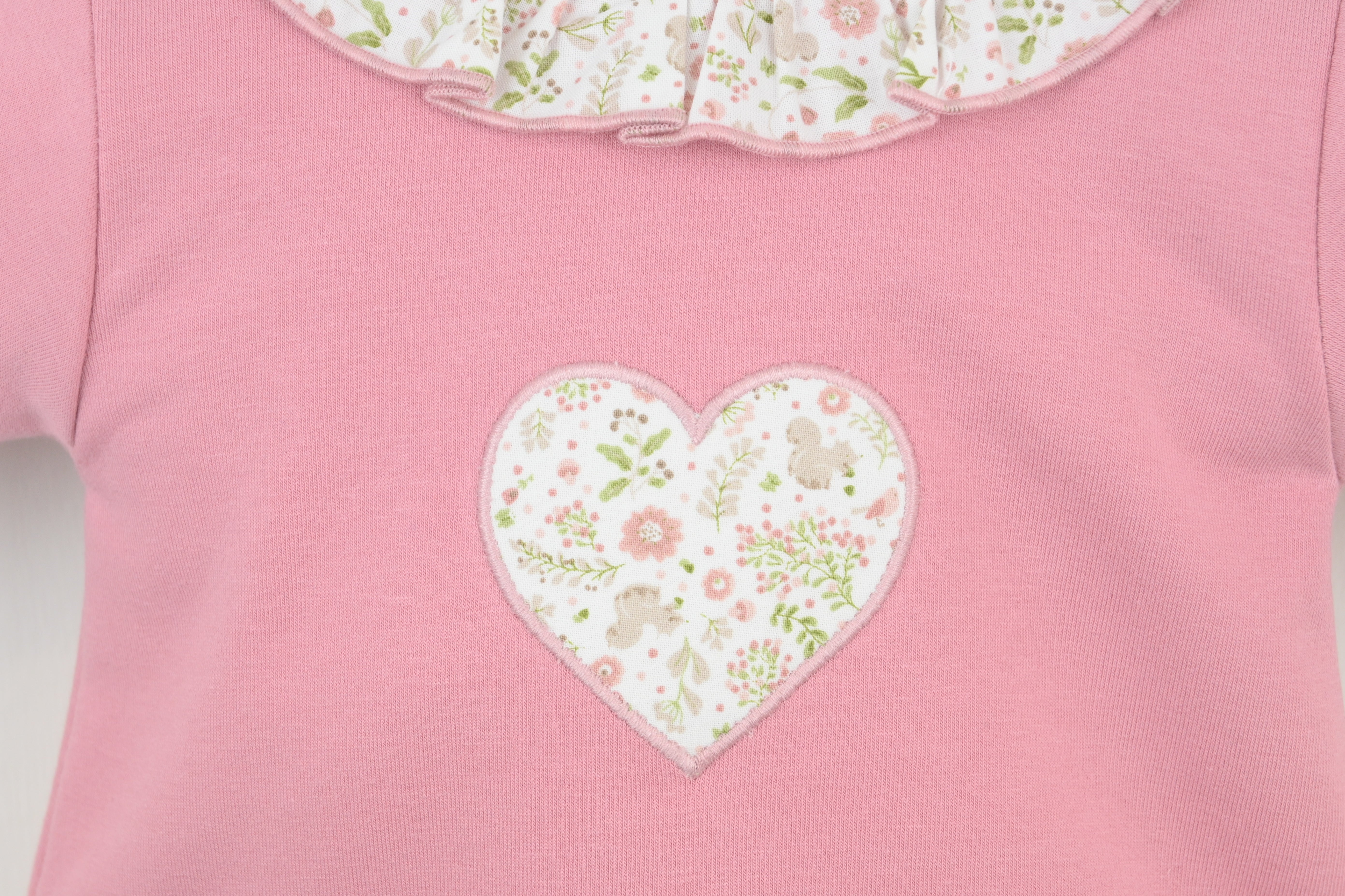Baby Girl Dusky Pink Floral 2 Piece Outfit