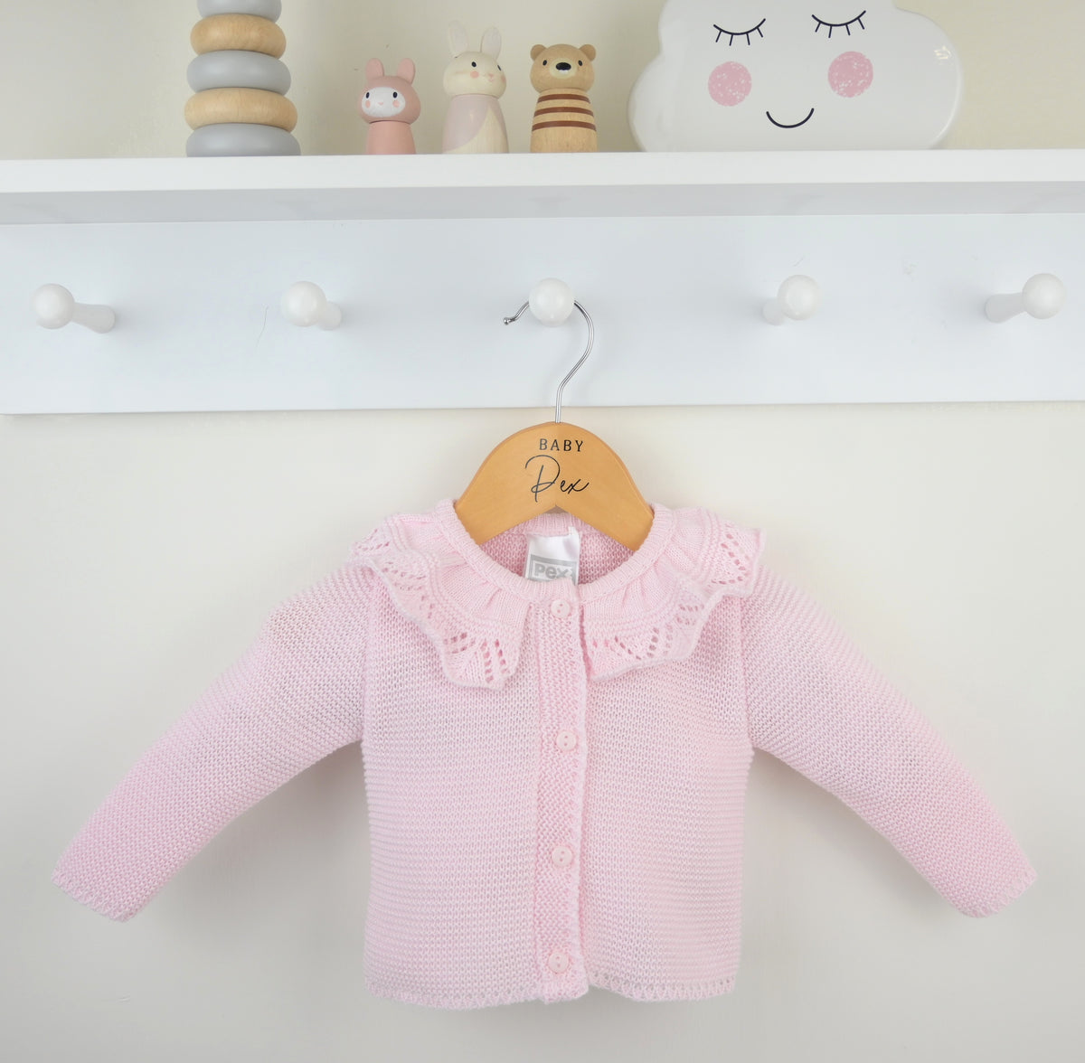 Jenna Pink Baby Cardigan